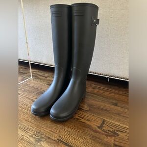 NEW Hunter Refined Tall Matte Rain Boots Sz 9 Worn Once
